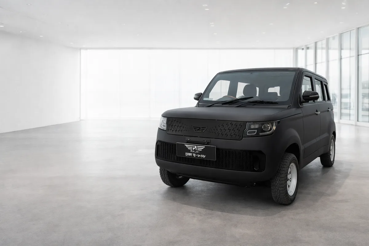 Palki Cityboy V3 — next-gen urban electric vehicle, front three-quarter view