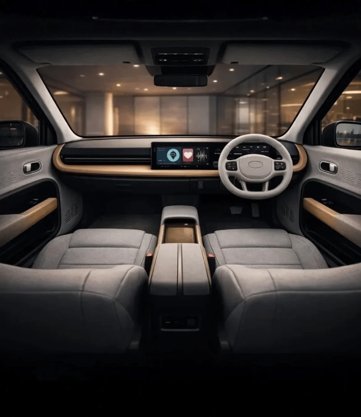 Palki X27 premium interior · digital cluster + media screen